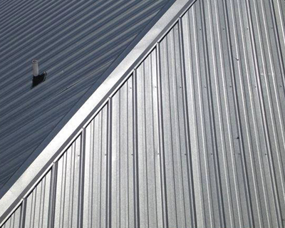 metal roof installation