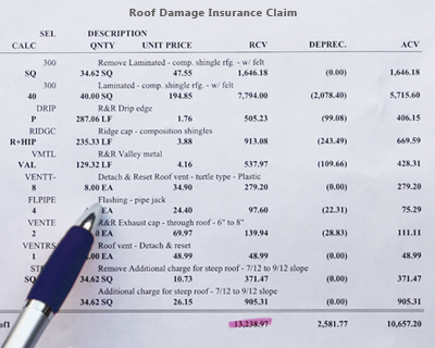 roofing insurance claims near Gulf Shores, AL